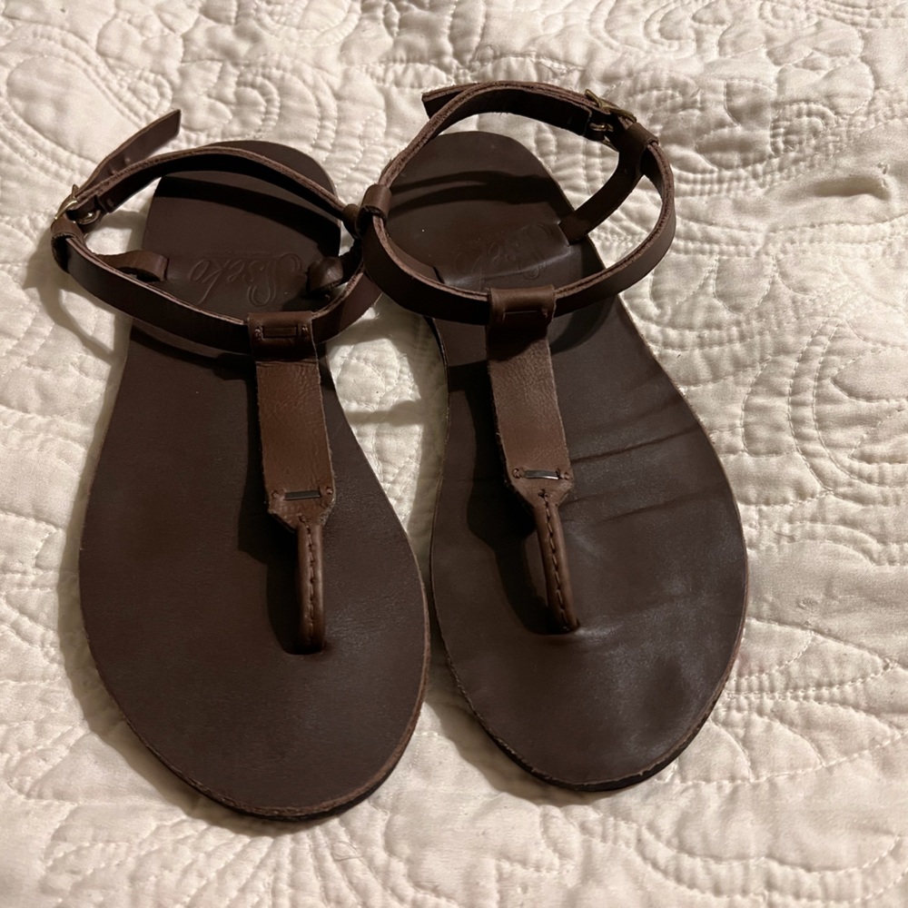 Sseko leather sandals